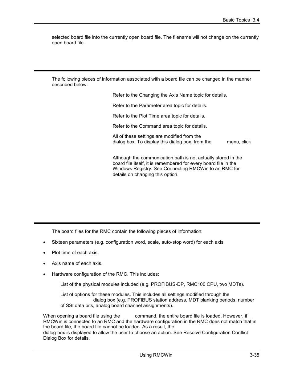 Editing board file information, Load parameters command, 18 editing board file information | 19 load parameters command | Delta RMC101 User Manual | Page 85 / 951