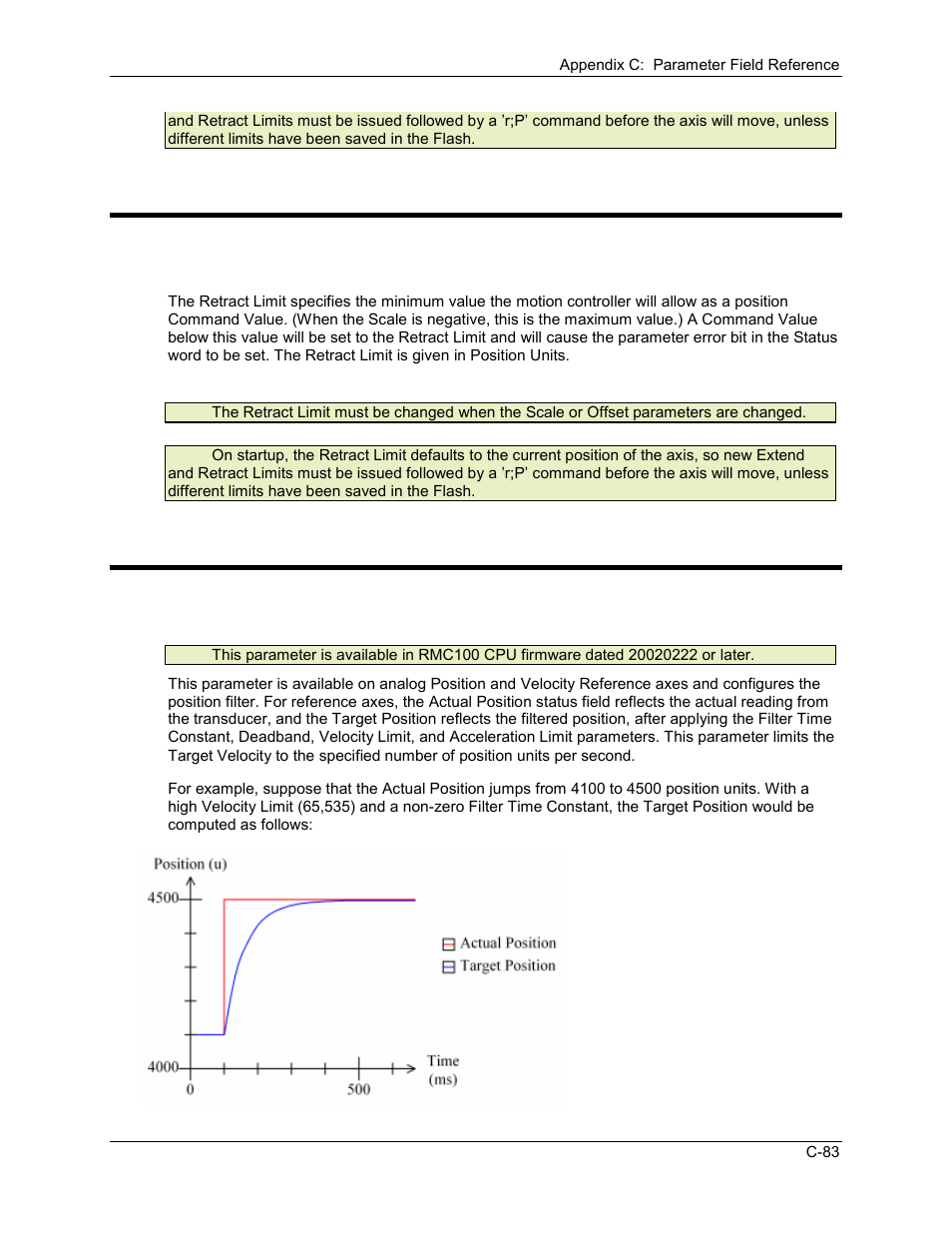 Retract limit, Velocity limit (reference), C.6.7 retract limit | C.6.8 velocity limit (reference) | Delta RMC101 User Manual | Page 853 / 951