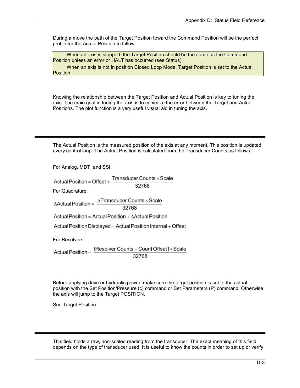 Actual position, Counts, D.2.3 actual position | D.2.4 counts | Delta RMC101 User Manual | Page 865 / 951