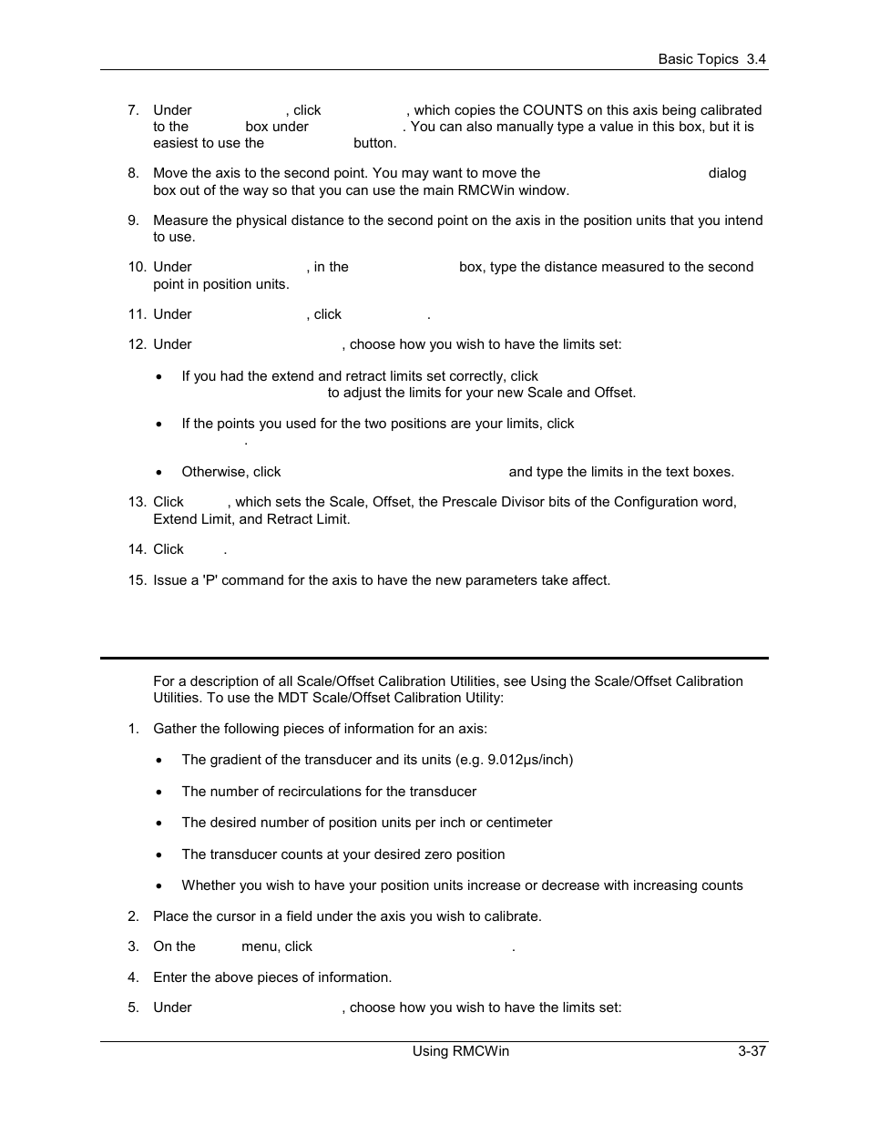 Mdt scale/offset calibration utility, Mdt scale/offset calibration utility -37, 3 mdt scale/offset calibration utility | Delta RMC101 User Manual | Page 87 / 951