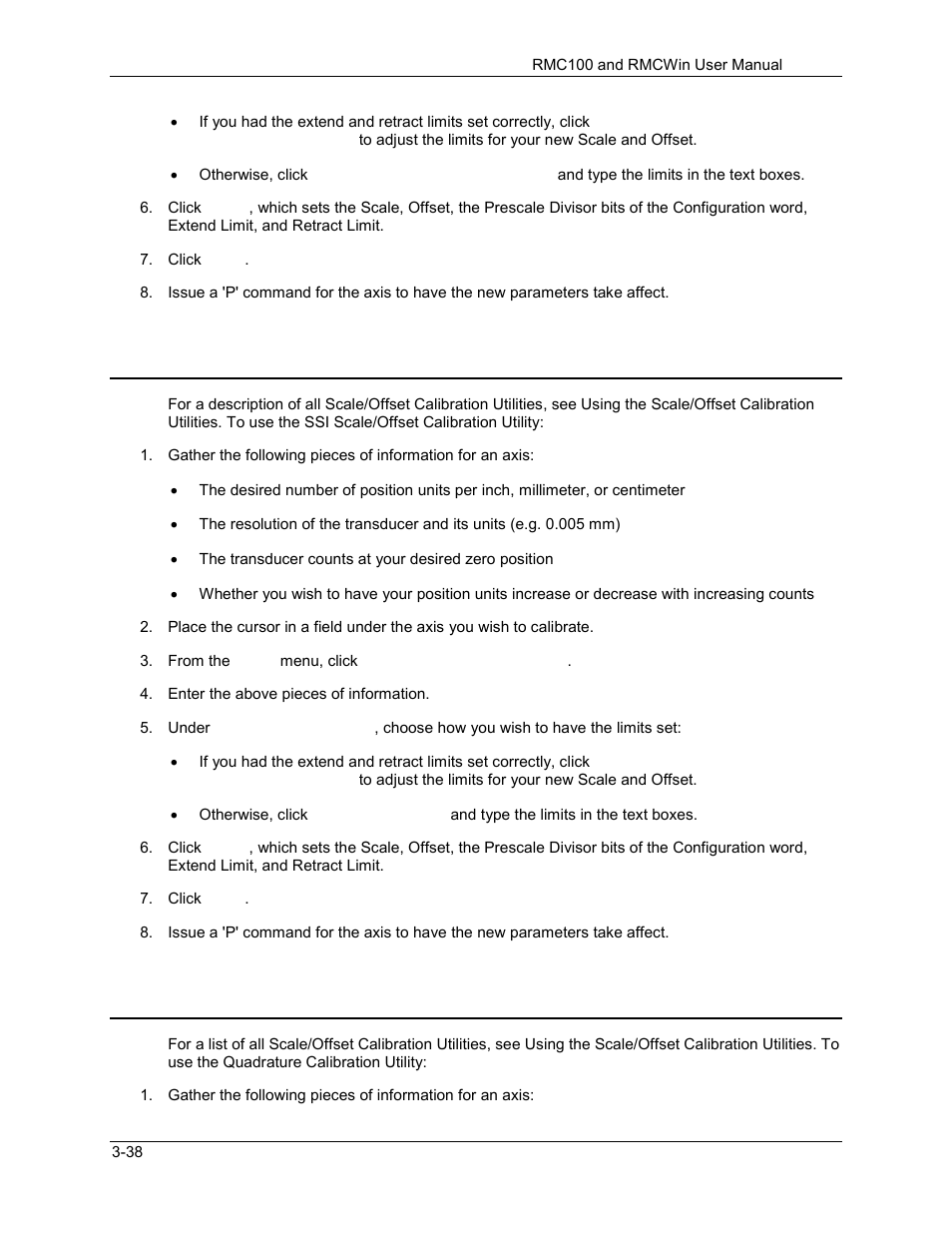 Ssi scale/offset calibration utility, Quadrature calibration utility, 4 ssi scale/offset calibration utility | 5 quadrature calibration utility | Delta RMC101 User Manual | Page 88 / 951