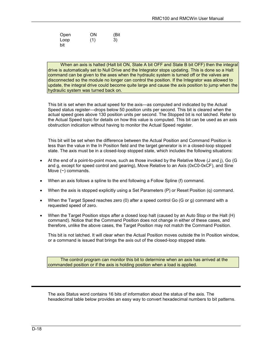 Status word bit map (mdt, ssi, analog, resolver) | Delta RMC101 User Manual | Page 880 / 951