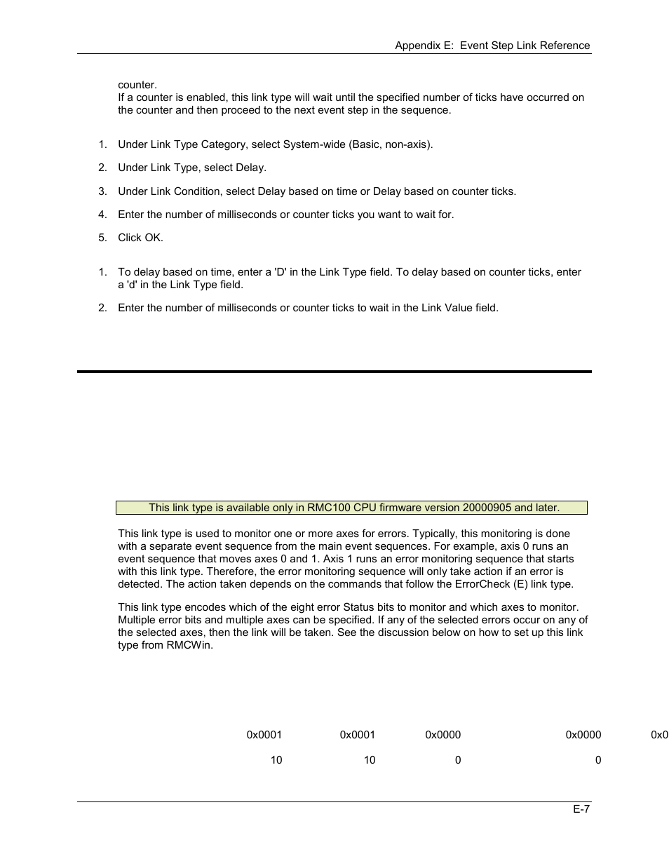 Link type - error check on multiple axes, E.4.4 link type - error check on multiple axes | Delta RMC101 User Manual | Page 897 / 951