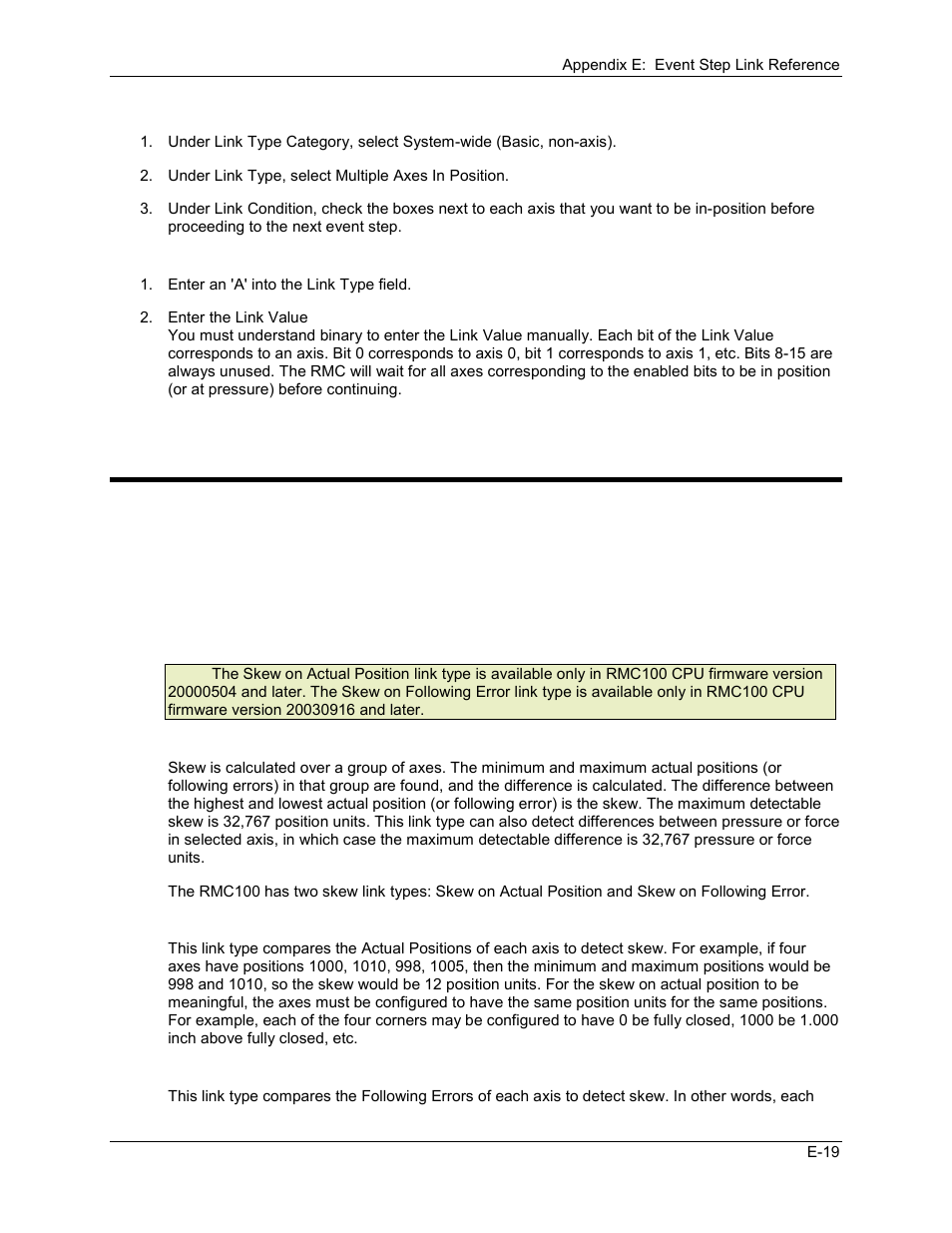 Link type - skew detection, E.4.11 link type - skew detection | Delta RMC101 User Manual | Page 909 / 951