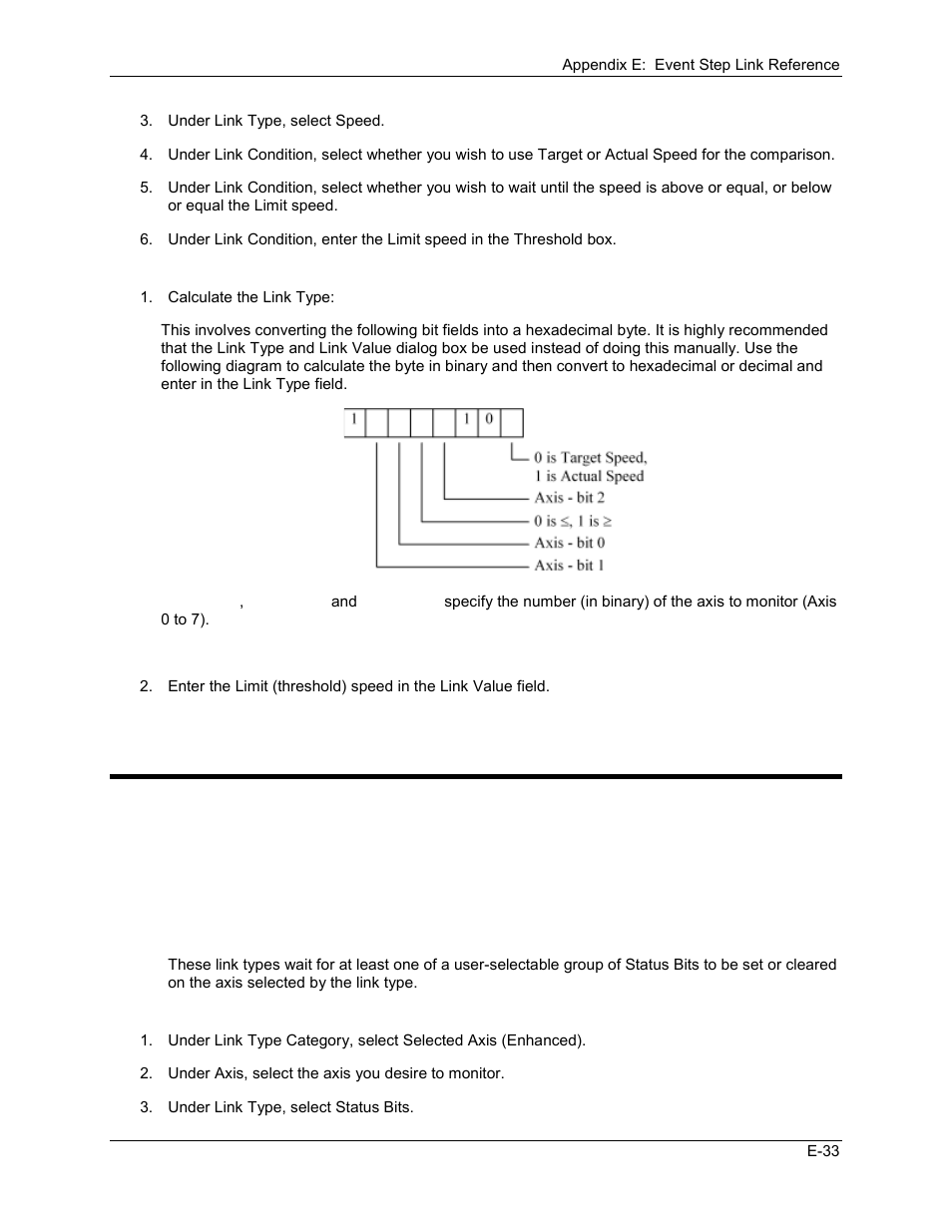 Link type - any axis status bits, E.6.3 link type - any axis status bits | Delta RMC101 User Manual | Page 923 / 951