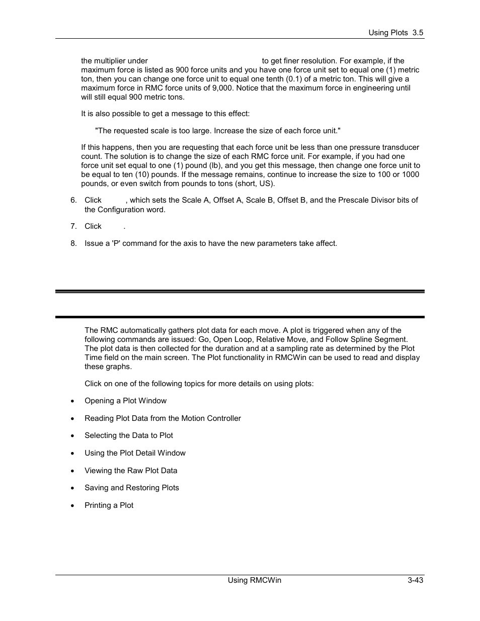 5 using plots, Using graphs of axis moves, Using plots -43 | Using graphs of axis moves -43, 1 using graphs of axis moves | Delta RMC101 User Manual | Page 93 / 951