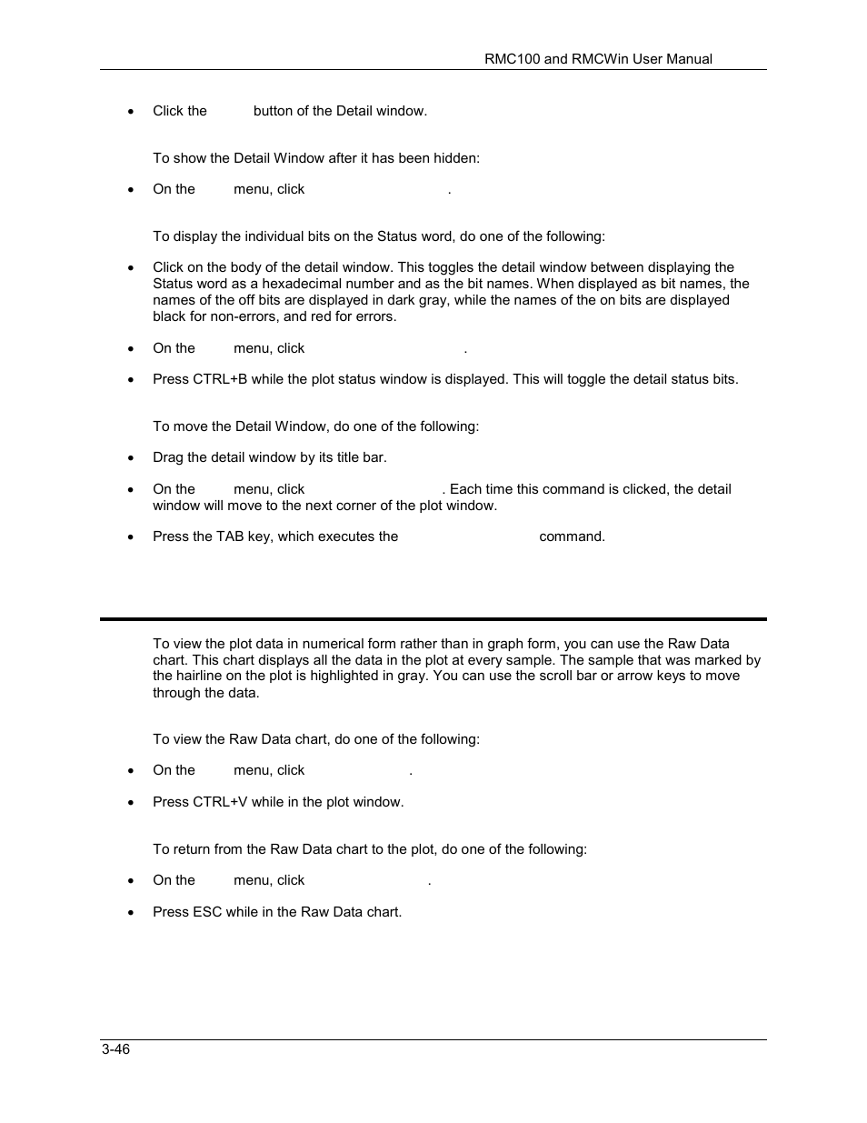 Viewing the raw plot data, Viewing the raw plot data -46, 6 viewing the raw plot data | Delta RMC101 User Manual | Page 96 / 951