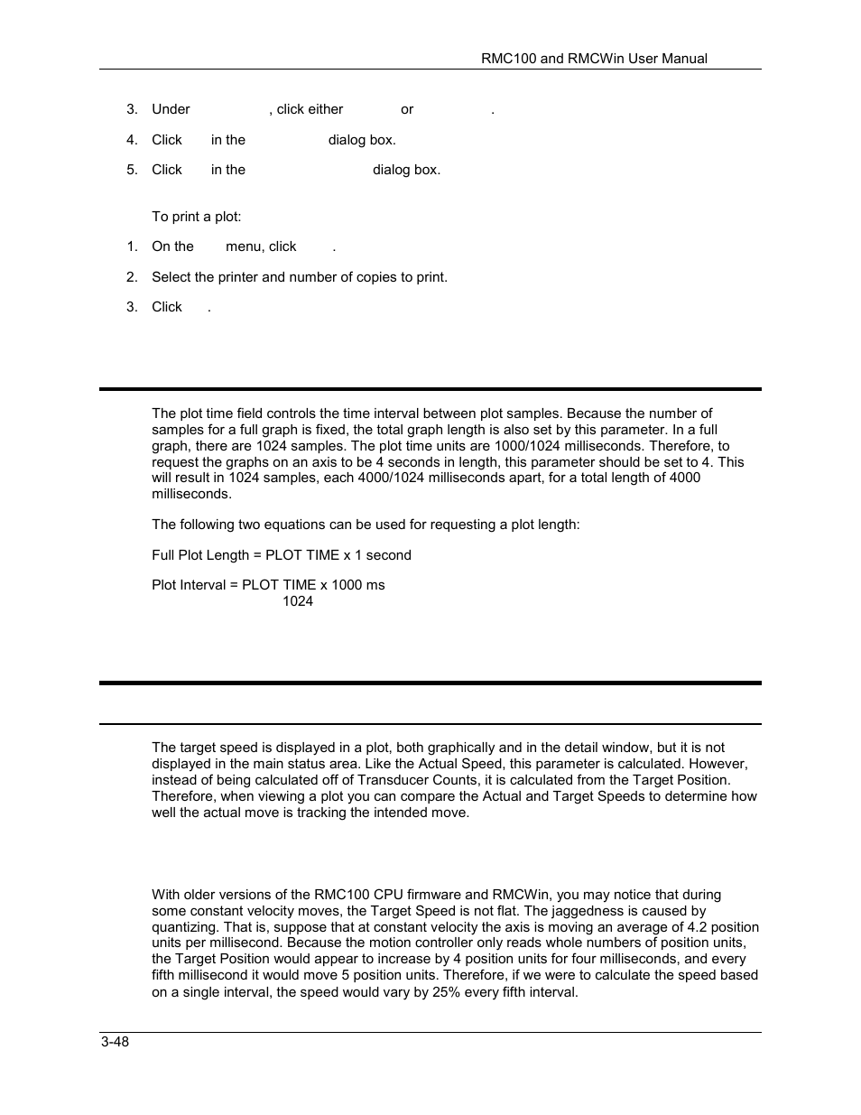 Plot time, 10 special status values available in plots, Target speed | Target speed -48, 9 plot time, 1 target speed | Delta RMC101 User Manual | Page 98 / 951