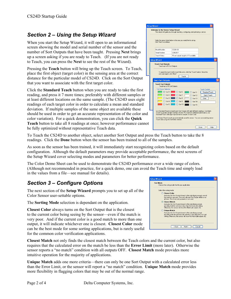 Delta CS24D User Manual | Page 2 / 4