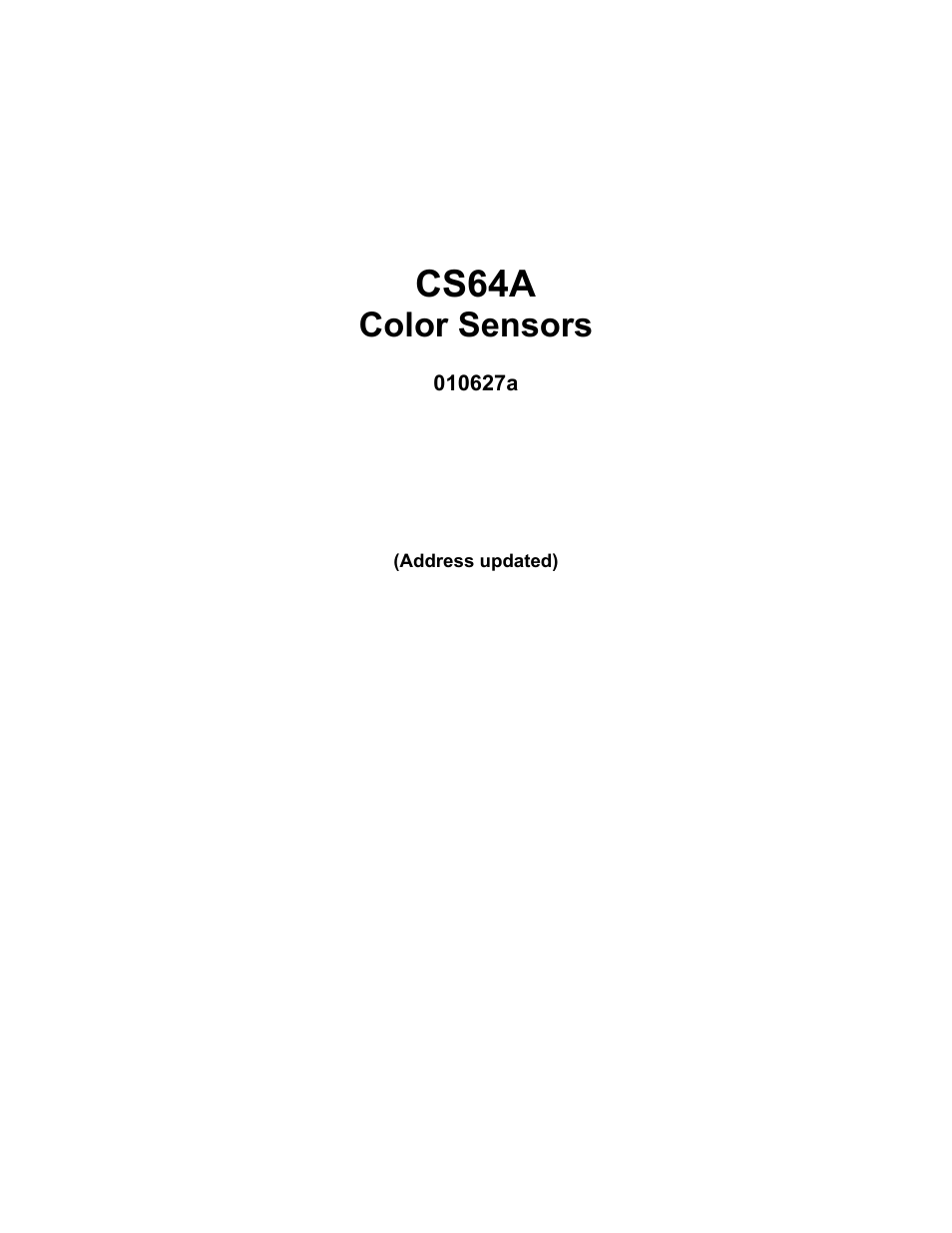 Delta CS64A User Manual | 22 pages