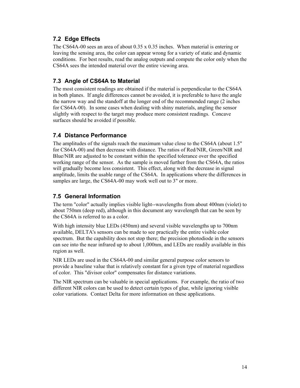 Delta CS64A User Manual | Page 14 / 22