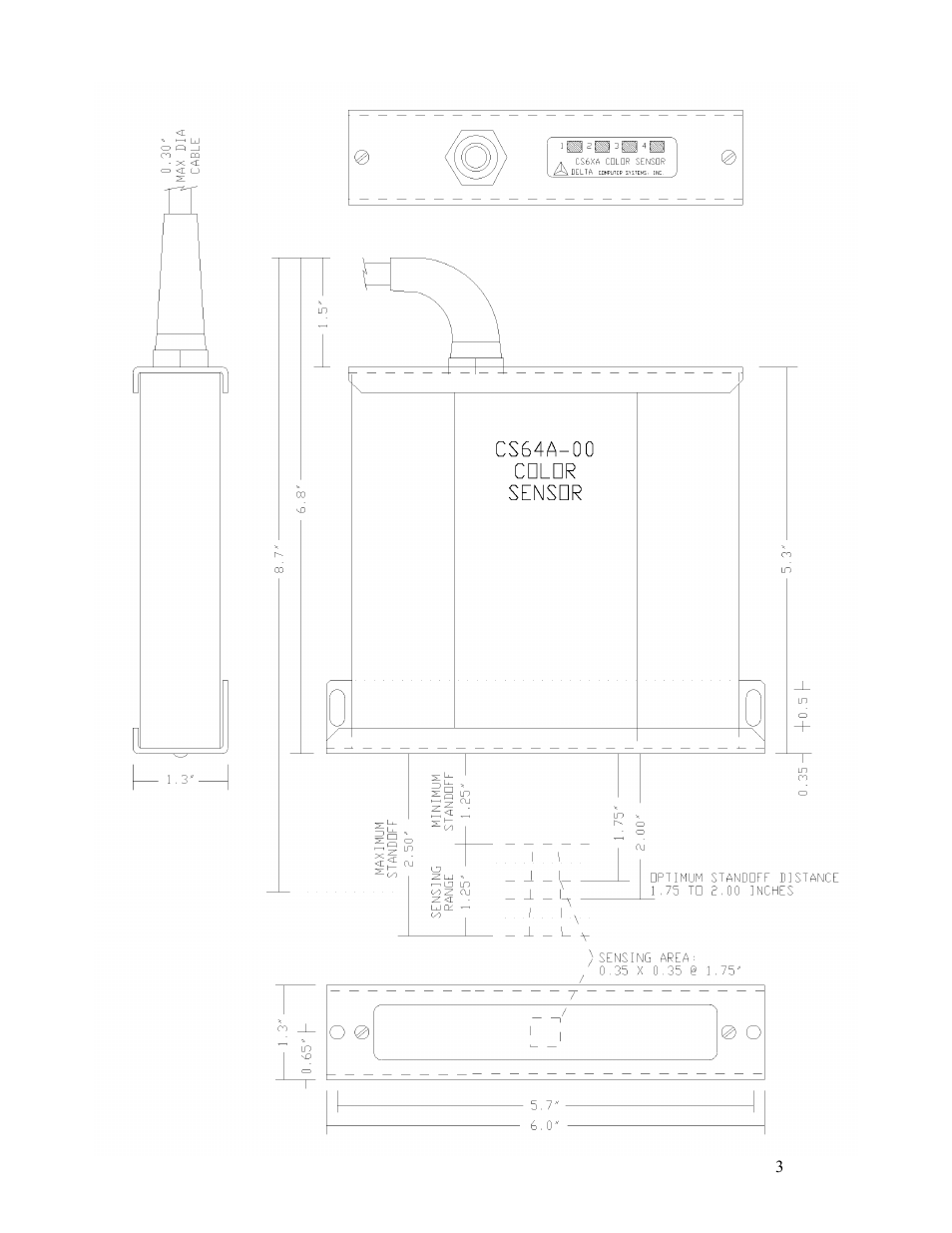 Delta CS64A User Manual | Page 3 / 22