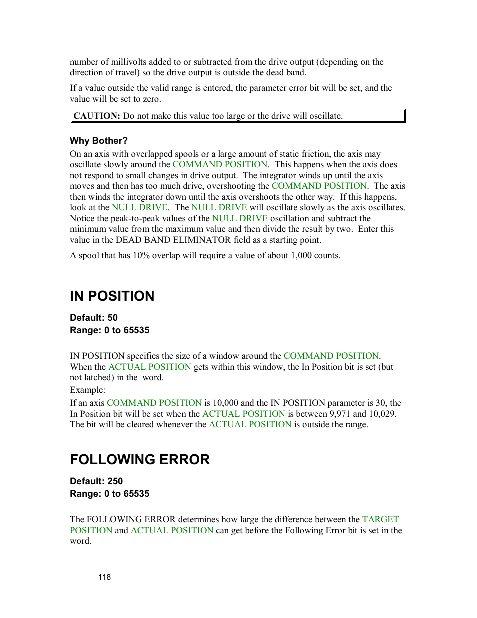 Following error | Delta MMC120 User Manual | Page 118 / 150