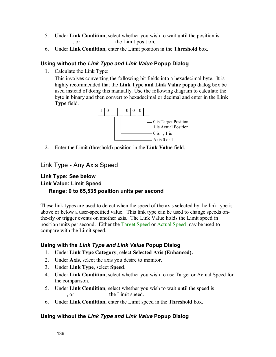 Link type - any axis speed | Delta MMC120 User Manual | Page 136 / 150