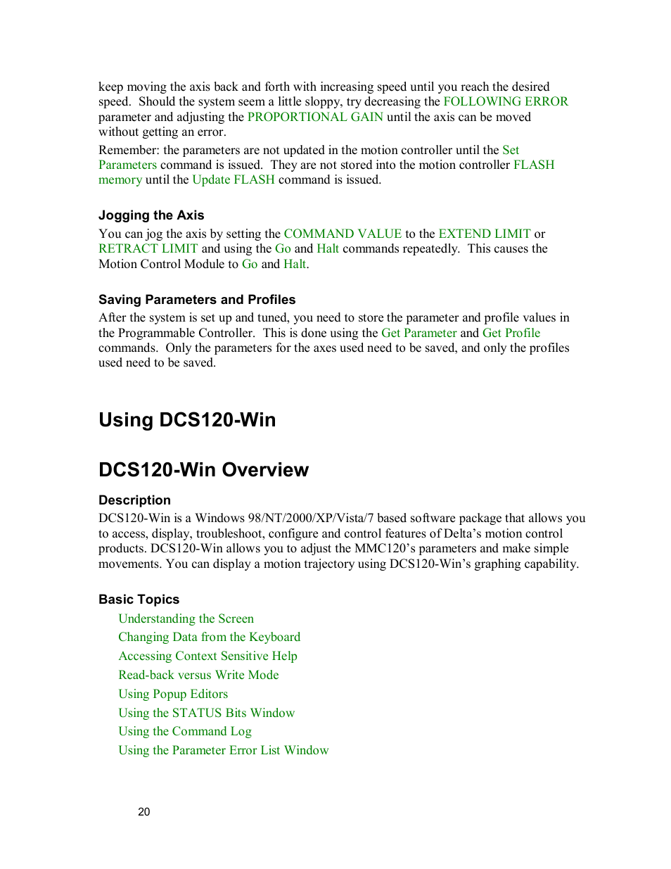 Delta MMC120 User Manual | Page 20 / 150