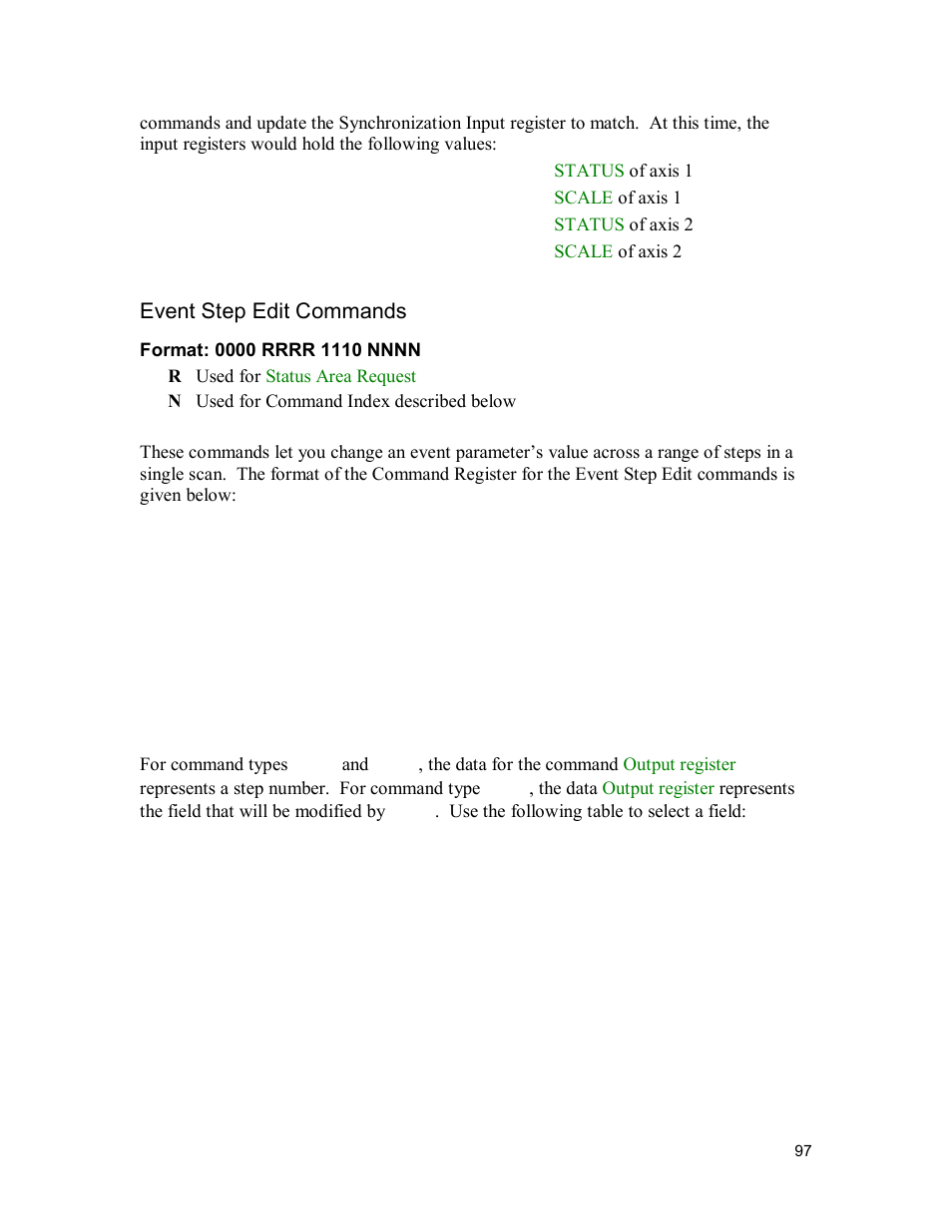 Event step edit commands | Delta MMC120 User Manual | Page 97 / 150