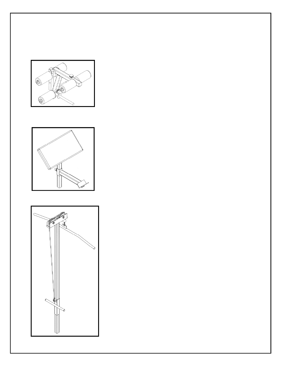 Weight bench accessories | Deltech Fitness DF1000- Olympic Weight Bench User Manual | Page 11 / 12