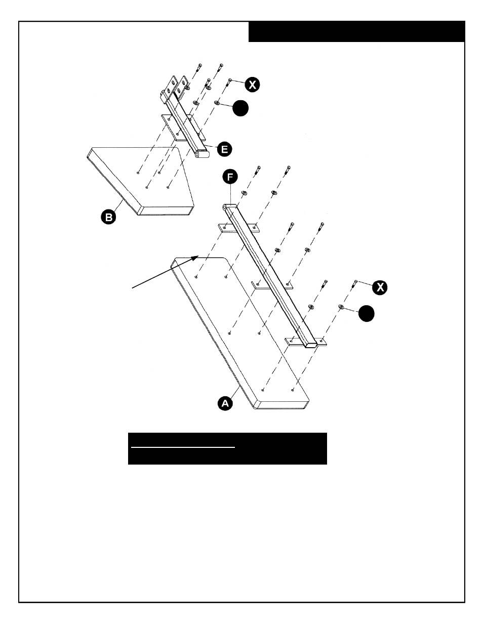 Seat & backrest assembly | Deltech Fitness DF1000- Olympic Weight Bench User Manual | Page 4 / 12