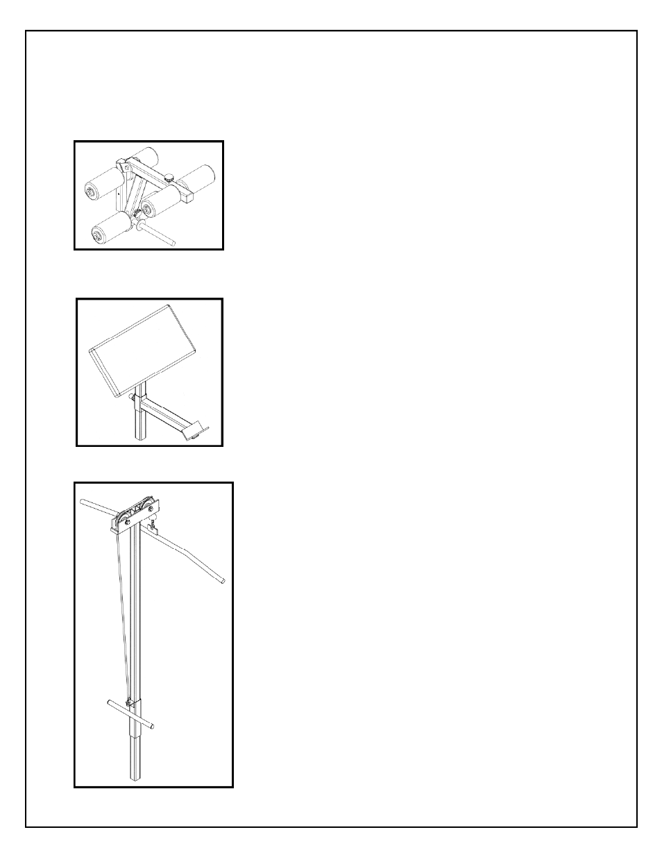 Weight bench accessories | Deltech Fitness DF1050- Olympic Squat Combo Bench User Manual | Page 11 / 16