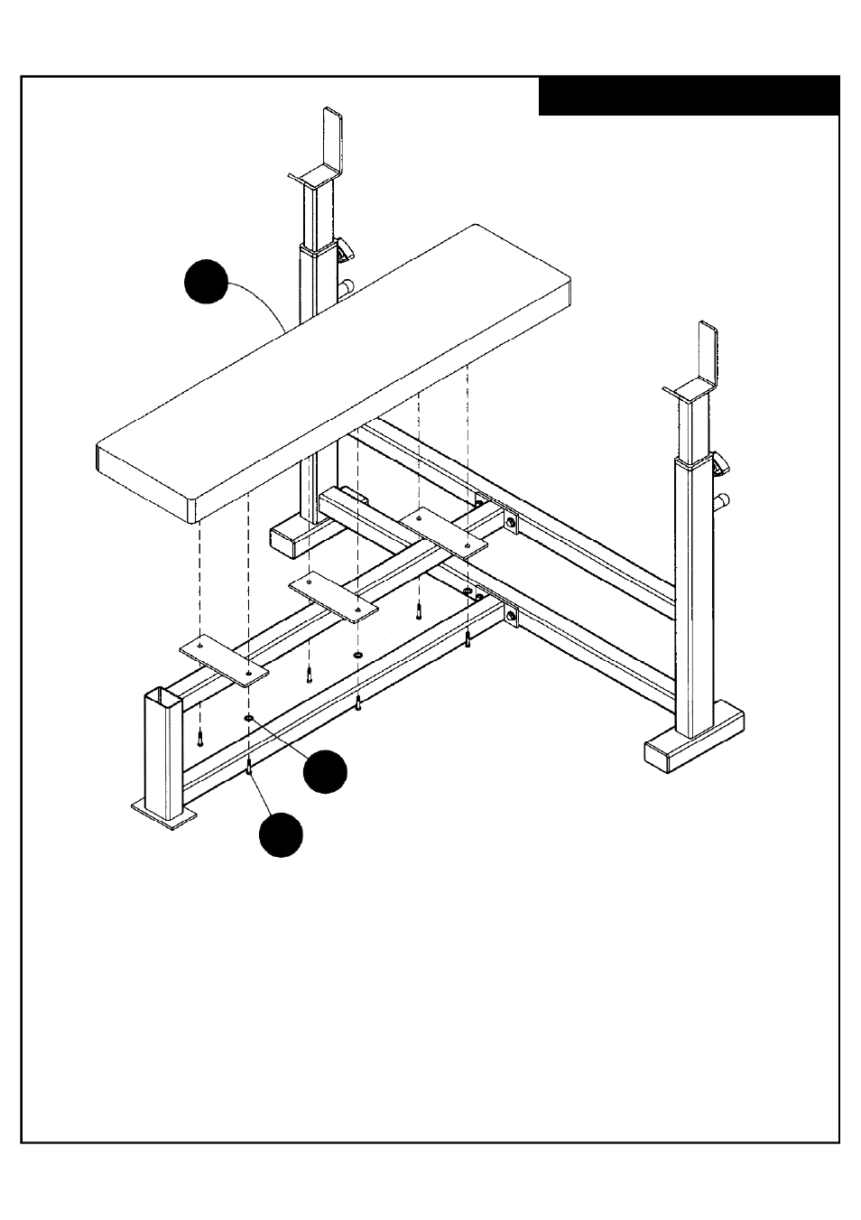 Deltech Fitness DF1700- Olympic Bench Press User Manual | Page 6 / 8