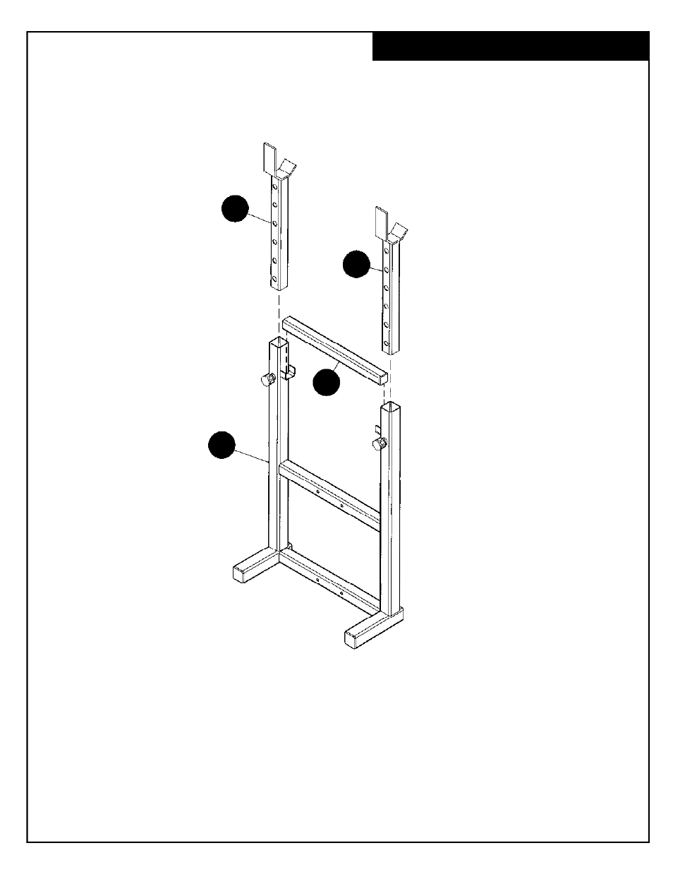 Dh j | Deltech Fitness DF2000- Standard Weight Bench User Manual | Page 6 / 12