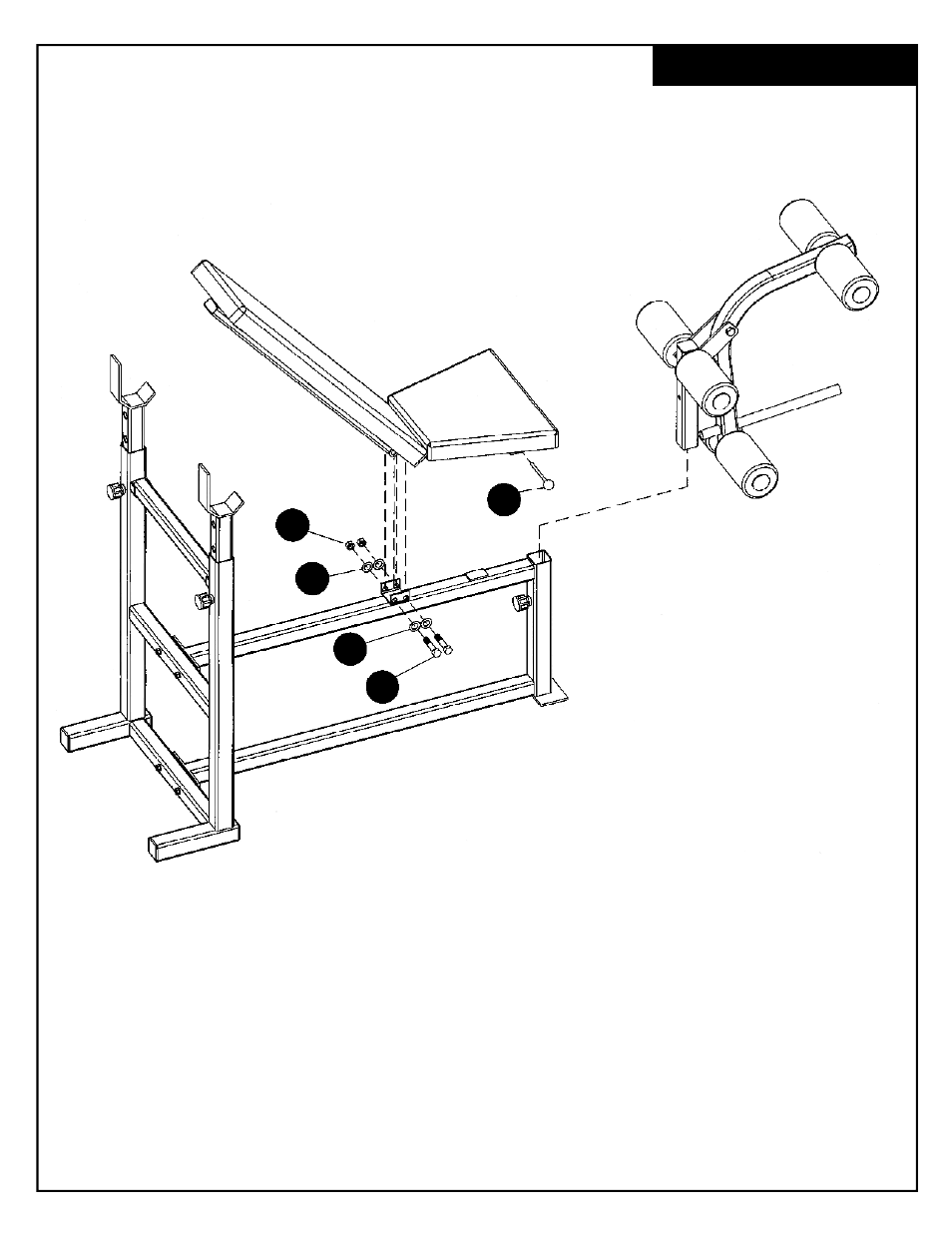 Final assembly | Deltech Fitness DF2000- Standard Weight Bench User Manual | Page 8 / 12
