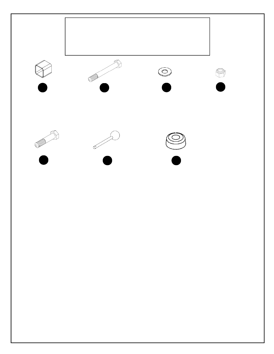 Df935 weight stack hardware, For your safety read all instructions carefully | Deltech Fitness DF908- Stack Loaded Lat Machine User Manual | Page 15 / 23