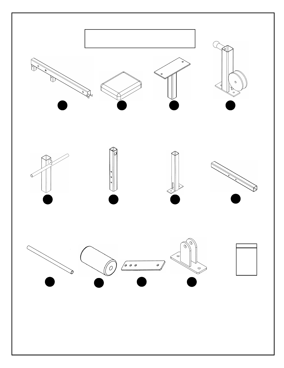 Box contents | Deltech Fitness DF930- Lat Pulldown with Pec Dec User Manual | Page 3 / 26