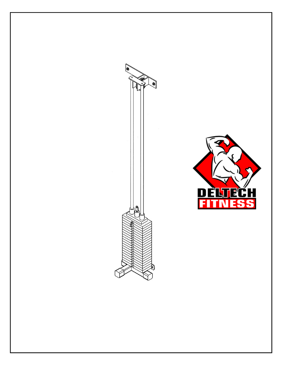 Assembly instructions for the df935 stack kit | Deltech Fitness HG935- Ultimate Lat Machine User Manual | Page 13 / 33