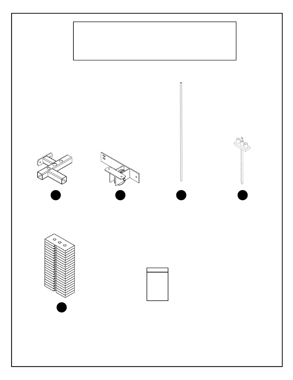 Df935 weight stack box contents | Deltech Fitness HG935- Ultimate Lat Machine User Manual | Page 14 / 33