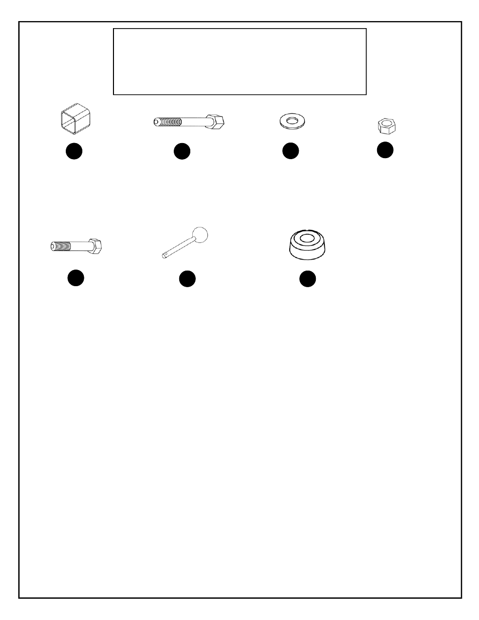 Df935 weight stack hardware, For your safety read all instructions carefully | Deltech Fitness HG935- Ultimate Lat Machine User Manual | Page 15 / 33