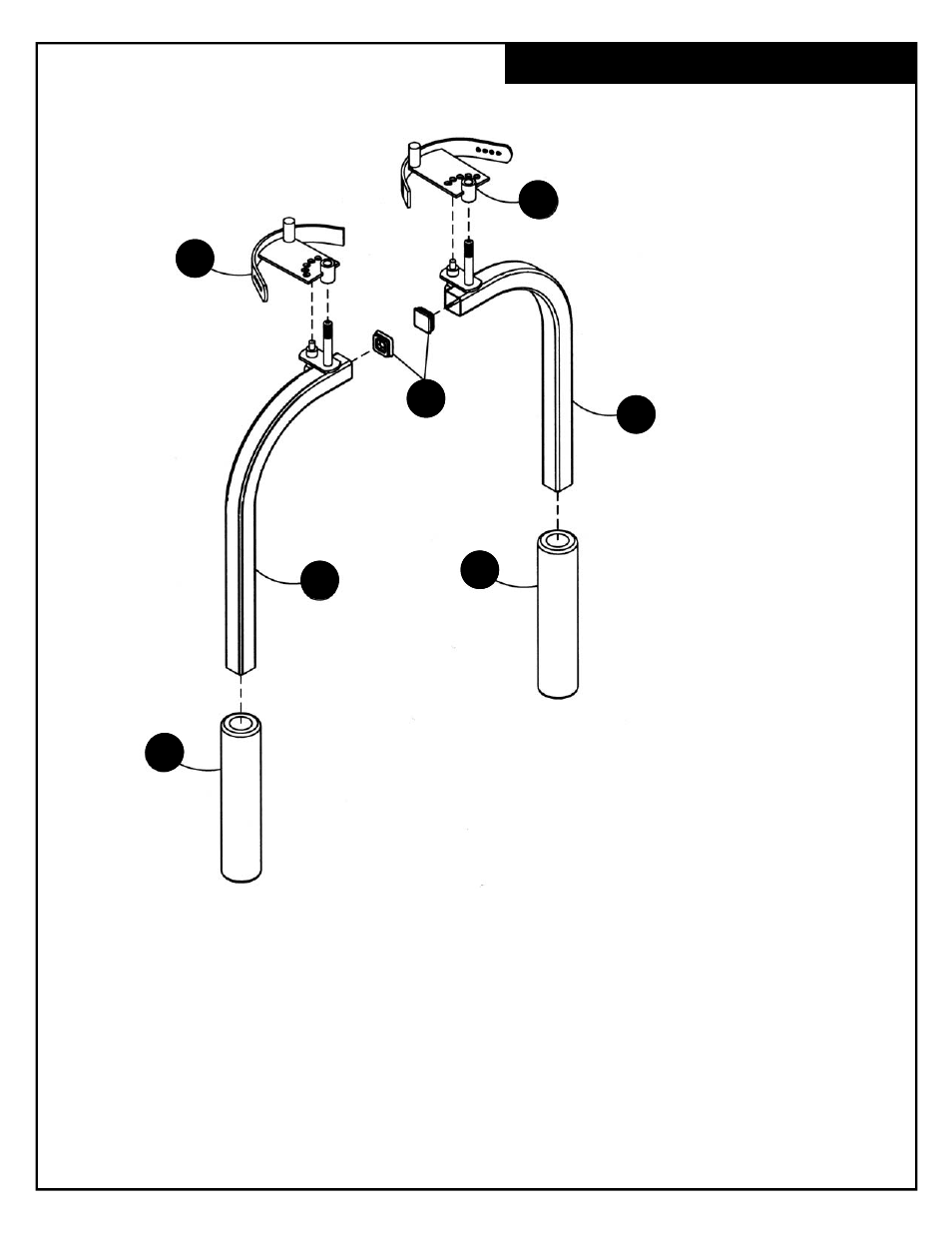 Cam & arm pad assembly | Deltech Fitness HG935- Ultimate Lat Machine User Manual | Page 26 / 33