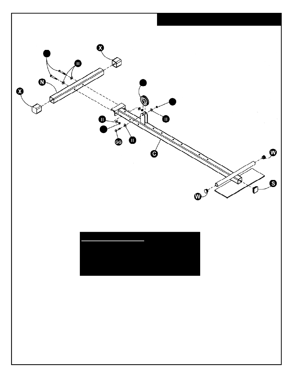 Bottom frame assembly | Deltech Fitness HG935- Ultimate Lat Machine User Manual | Page 6 / 33