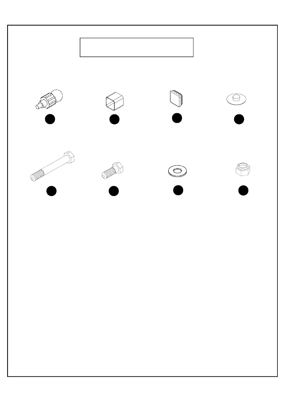 Hardware | Deltech Fitness DF6000- Abdominal Bench User Manual | Page 3 / 7