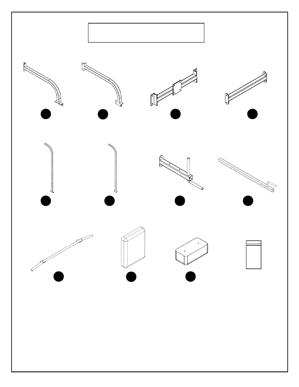 Box contents | Deltech Fitness DF6800- Vertical Knee Raise User Manual | Page 2 / 12