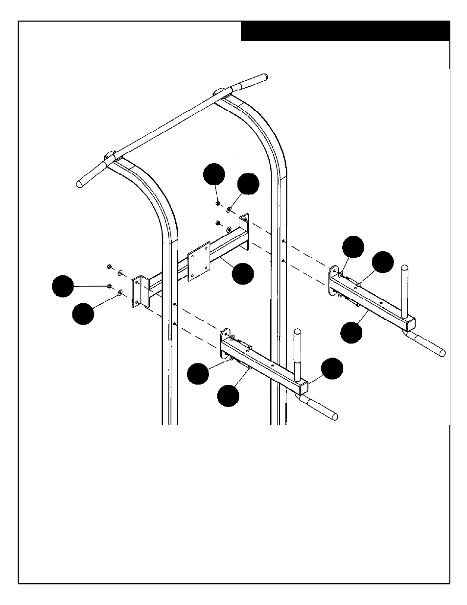 Deltech Fitness DF6800- Vertical Knee Raise User Manual | Page 7 / 12