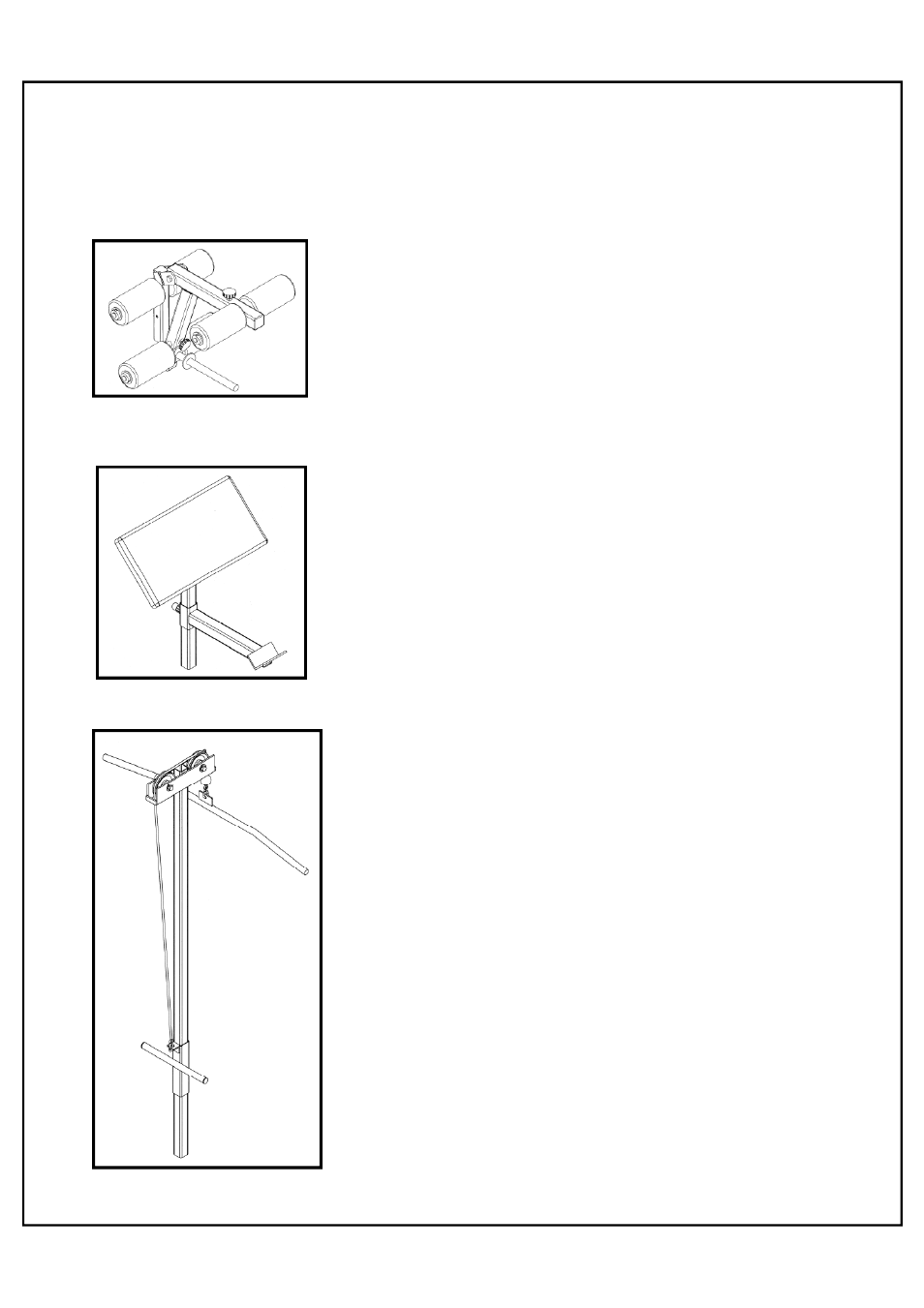 Weight bench accessories | Deltech Fitness DF9500- Flat/Incline/Decline Bench User Manual | Page 11 / 12