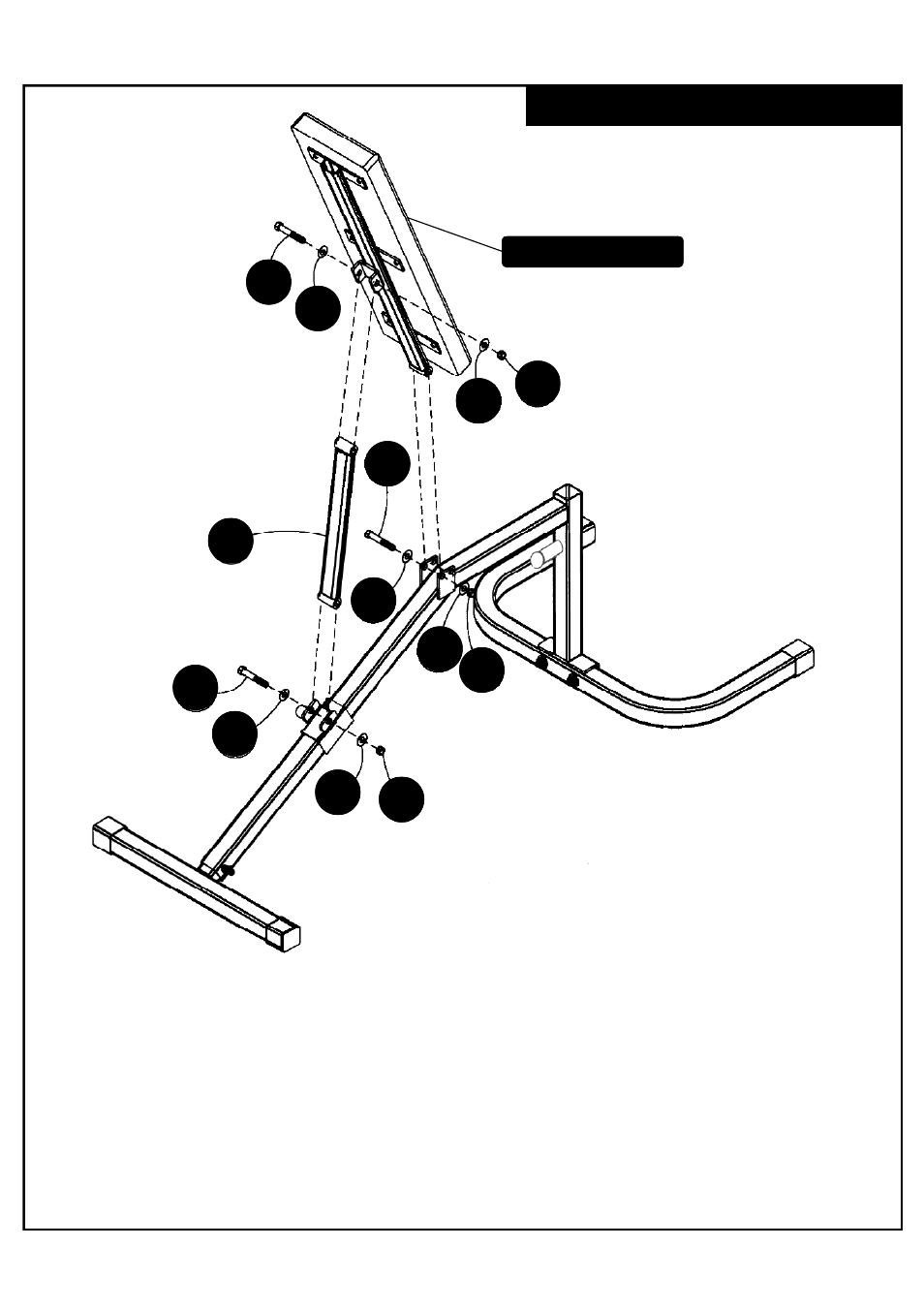 Deltech Fitness DF9500- Flat/Incline/Decline Bench User Manual | Page 7 / 12