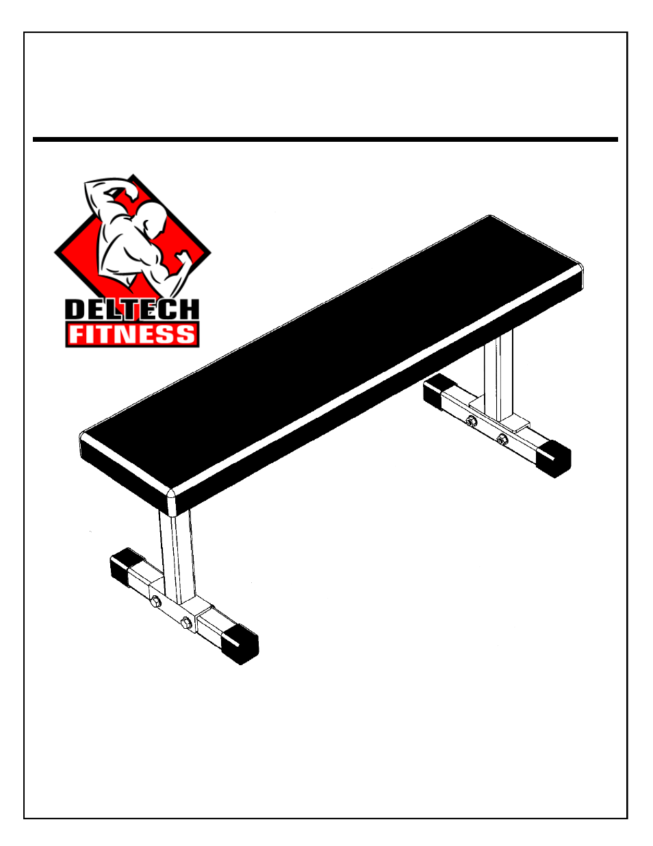 Deltech Fitness DF1080- Squat Attachment User Manual | 8 pages