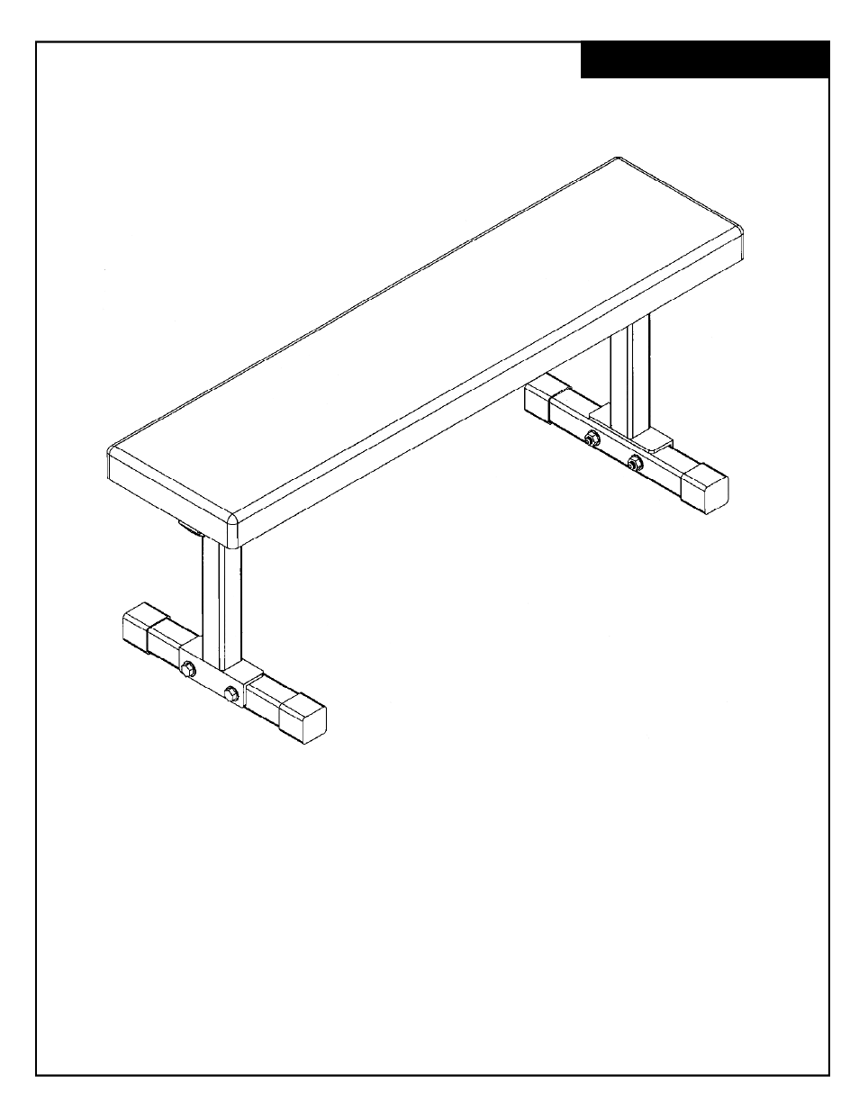 Final assembly | Deltech Fitness DF1080- Squat Attachment User Manual | Page 6 / 8