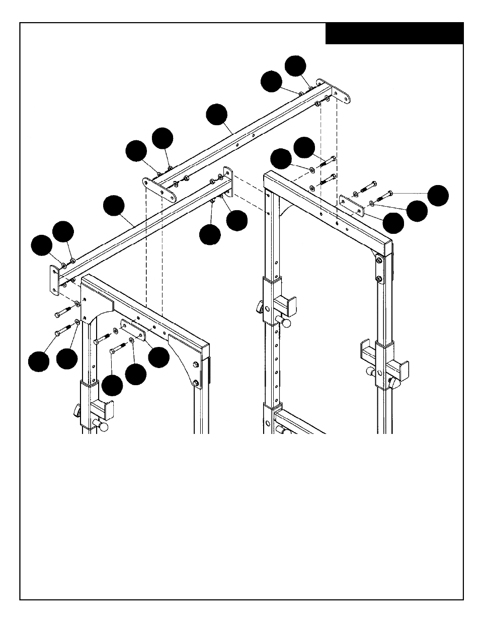 Deltech Fitness DF4500- Pro Power Rack User Manual | Page 10 / 16