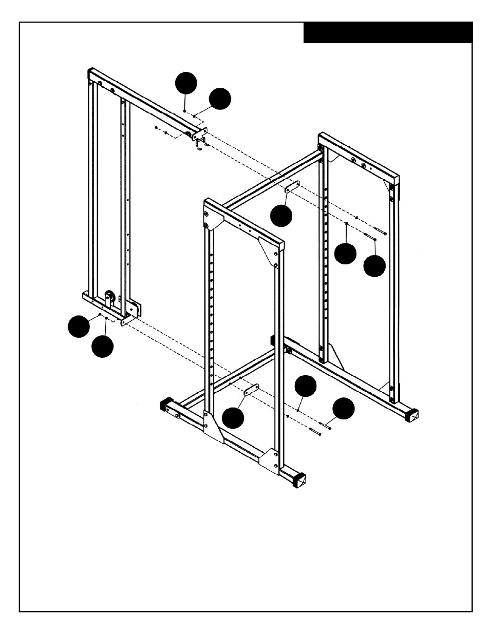 Final installation g | Deltech Fitness DF4500LS- Pro Power Rack with Stack Loaded Lat Attachment User Manual | Page 17 / 24