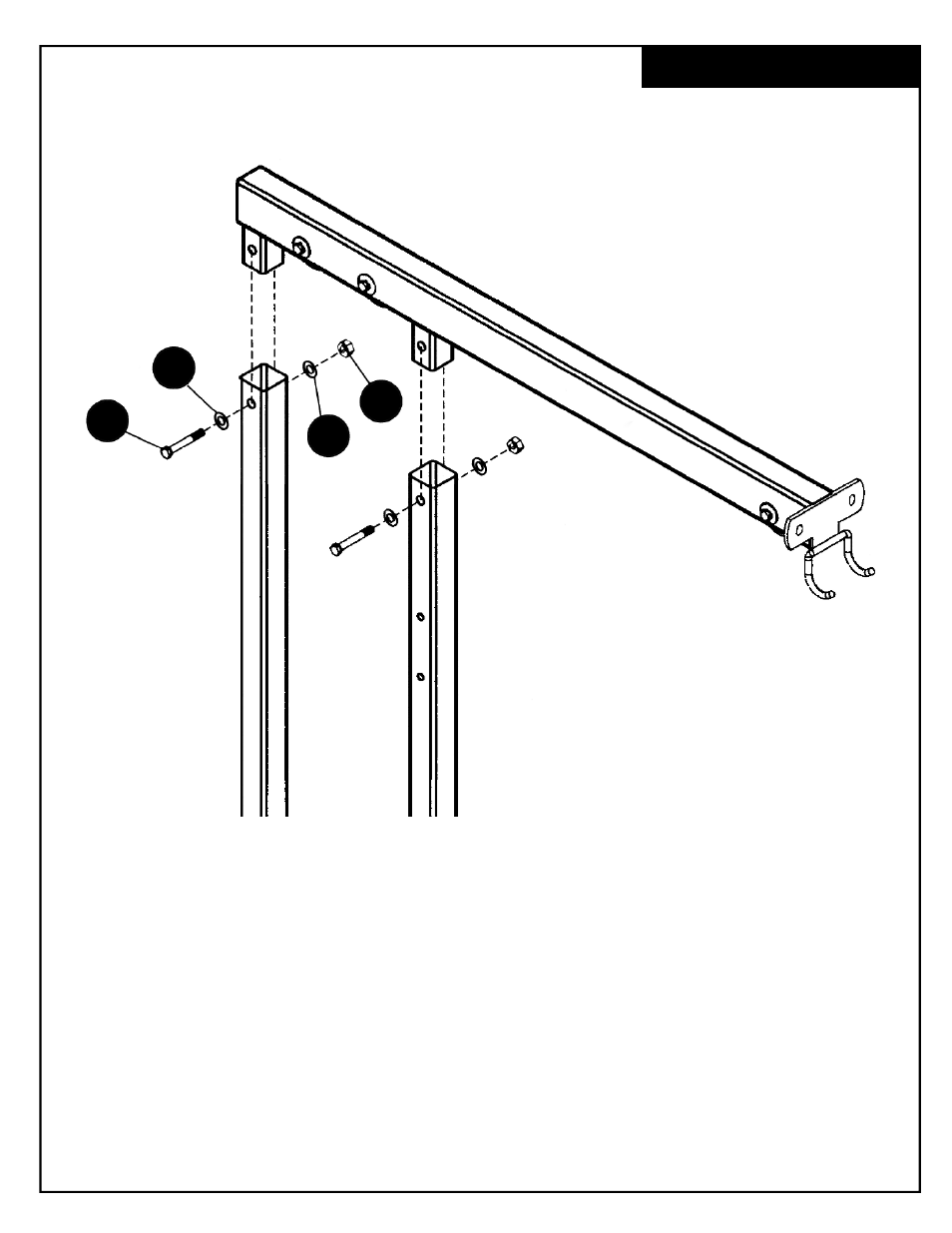 Deltech Fitness DF4900L- Linear Bearing Smith Machine with Lat Attachment User Manual | Page 19 / 24