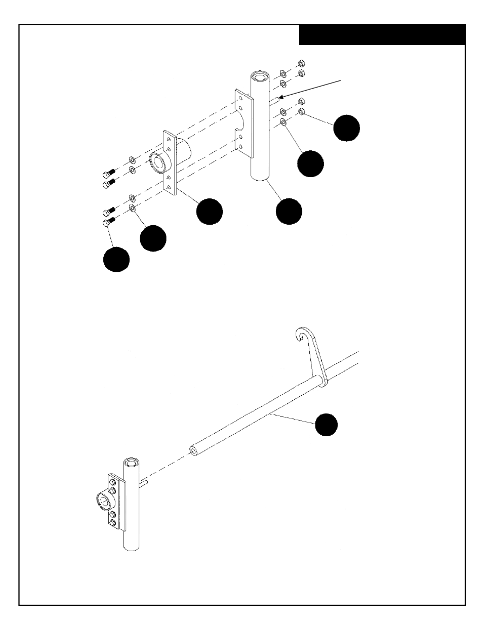 Deltech Fitness DF4900L- Linear Bearing Smith Machine with Lat Attachment User Manual | Page 6 / 24