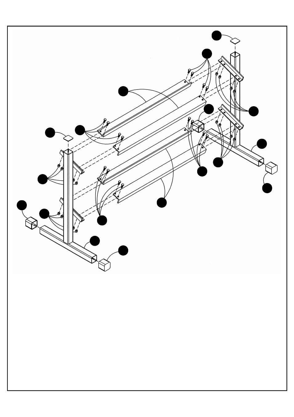 Deltech Fitness DF511- 36" Two-Tier Dumbbell Rack User Manual | Page 3 / 5