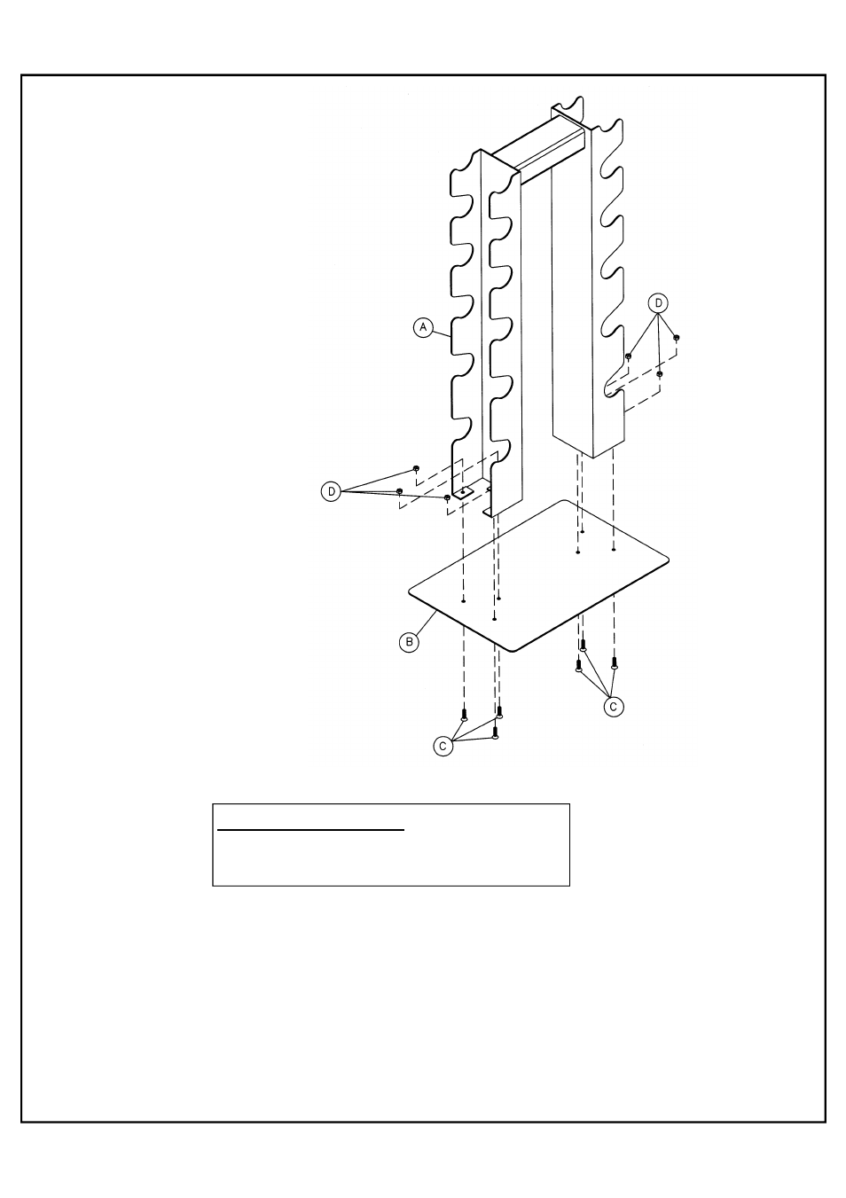 Deltech Fitness DF5100- 6 Pair Vertical Dumbbell Rack User Manual | Page 3 / 5