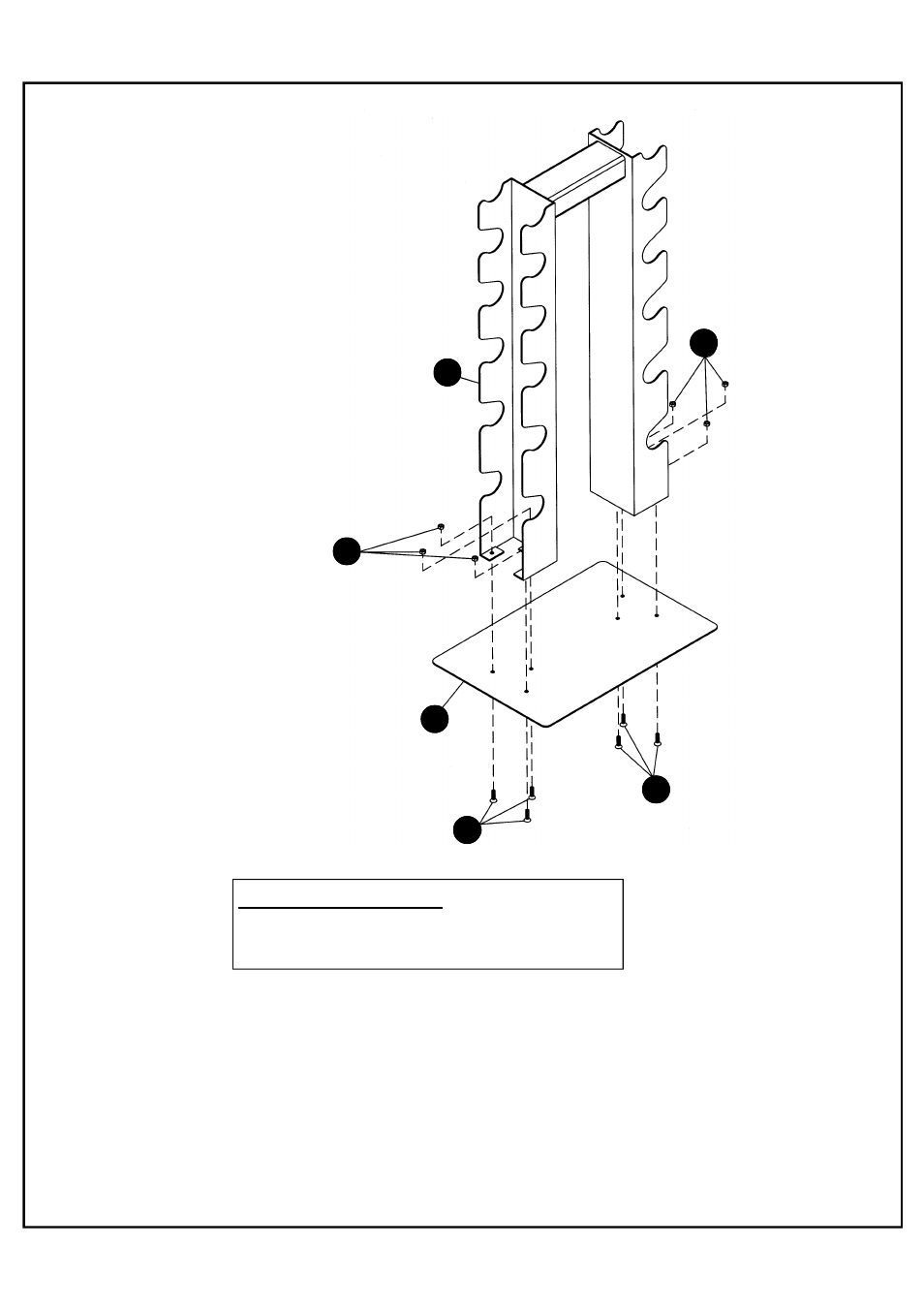 Deltech Fitness DF5200- 8 Pair Vertical Dumbbell Rack User Manual | Page 3 / 4