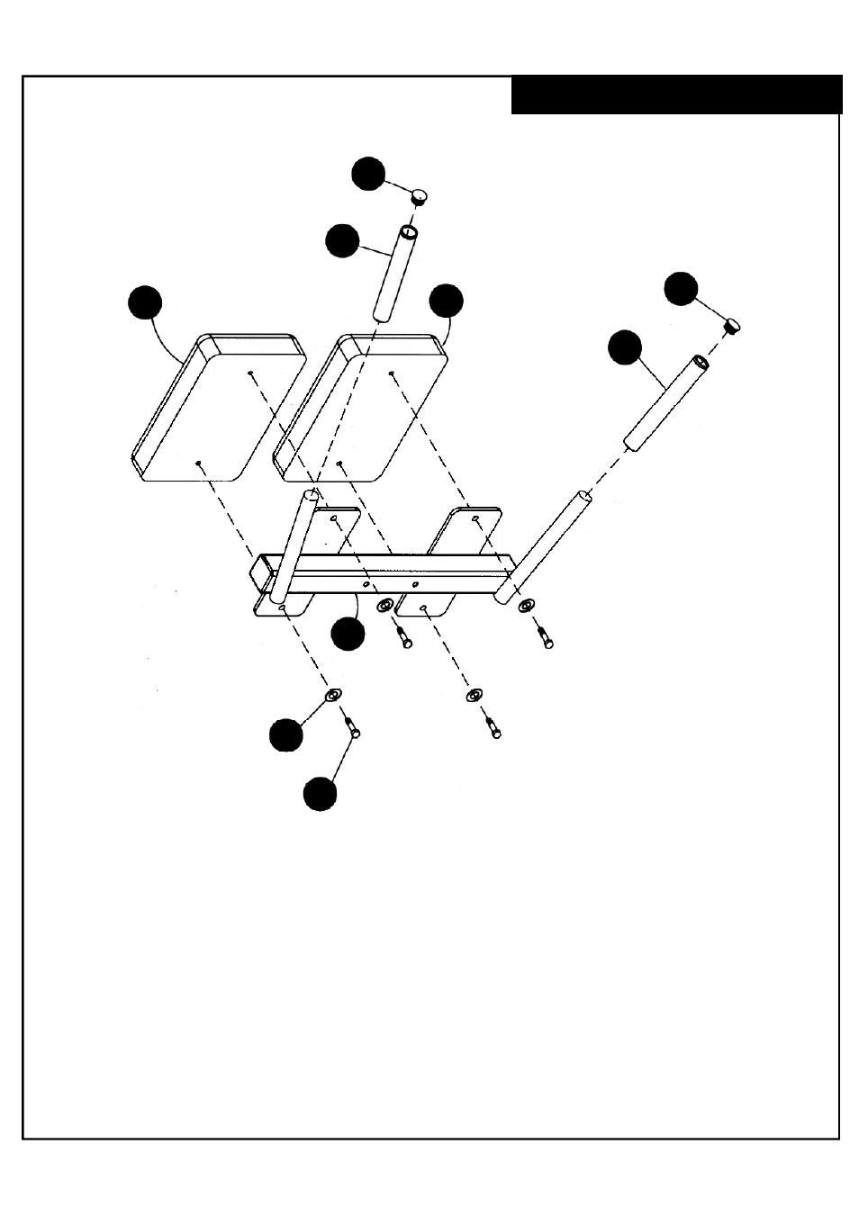 Deltech Fitness DF404- Hyperextension Bench User Manual | Page 6 / 8