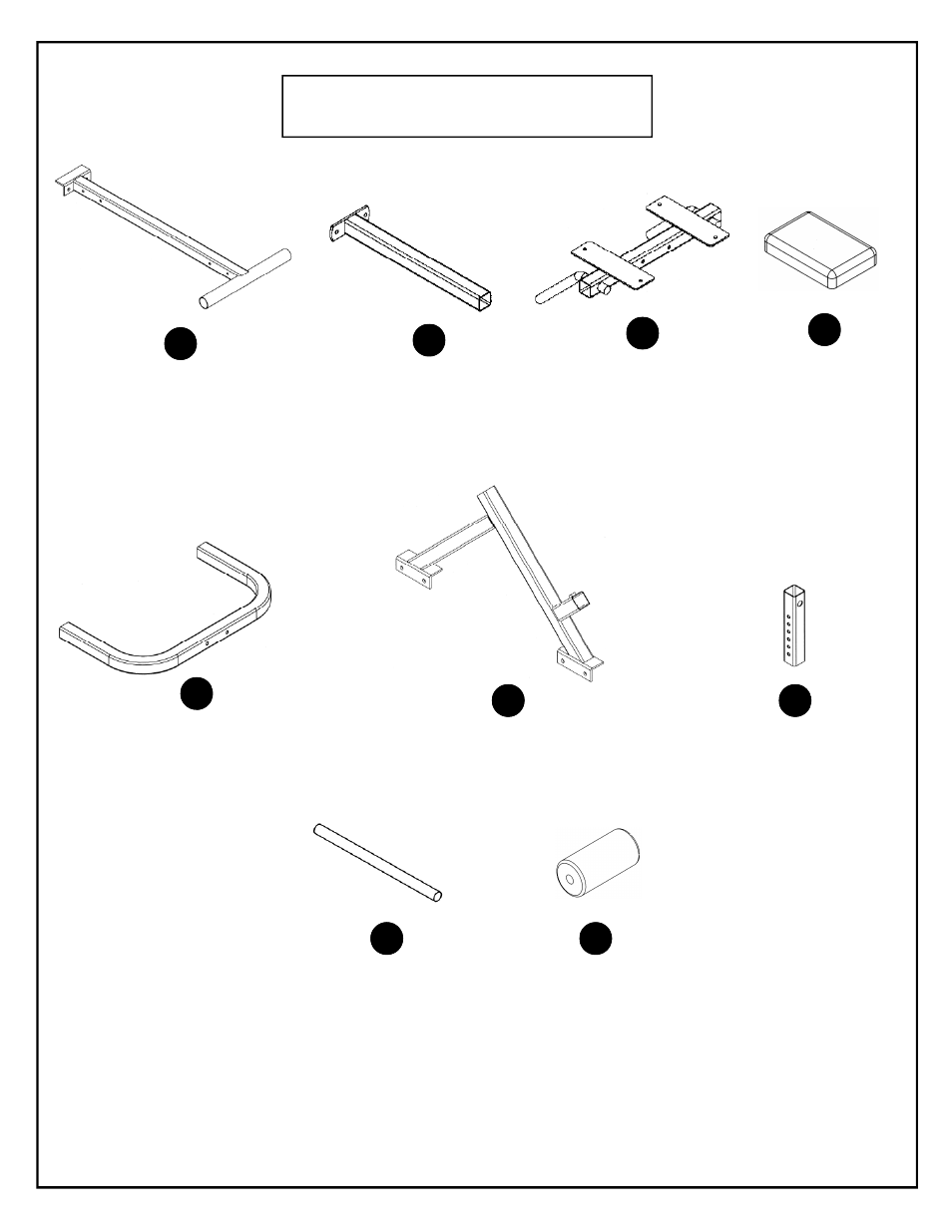 Box contents, For your safety read all instructions carefully | Deltech Fitness DF406- 45 Degree Hyperextension Bench User Manual | Page 2 / 11