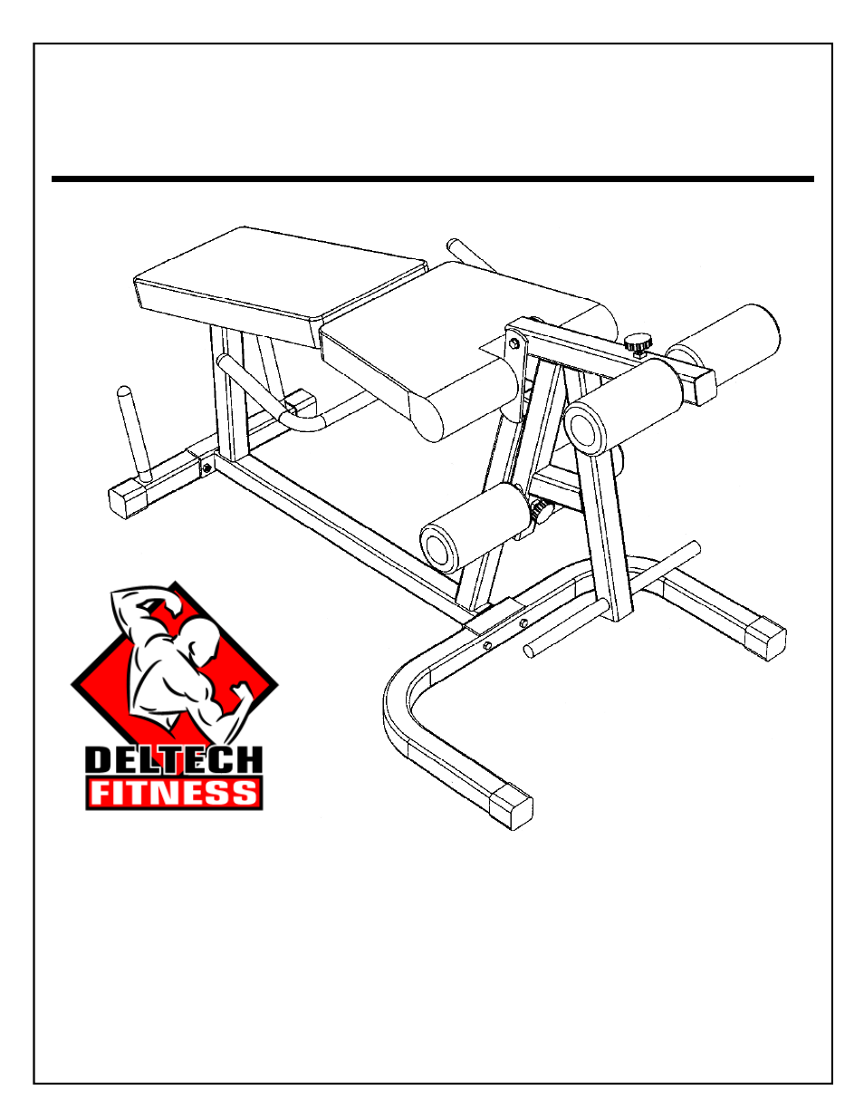 Deltech Fitness DF807- Leg Extension/Leg Curl User Manual | 11 pages